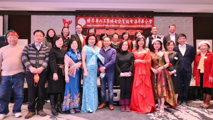 與會嘉賓共同支持臺灣加入CPTPP並祝福耶誕佳節快樂