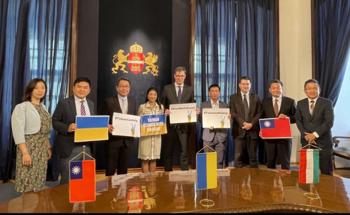 台灣捐款助烏克蘭難民 布達佩斯市長期訪寶島