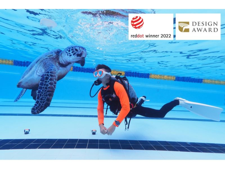 Taiwan underwater exhibition wins Red Dot Design Award
