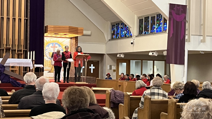 安省Brampton市St. Mary’s Catholic Church 於3月3日下午舉辦世界祈禱日活動現場