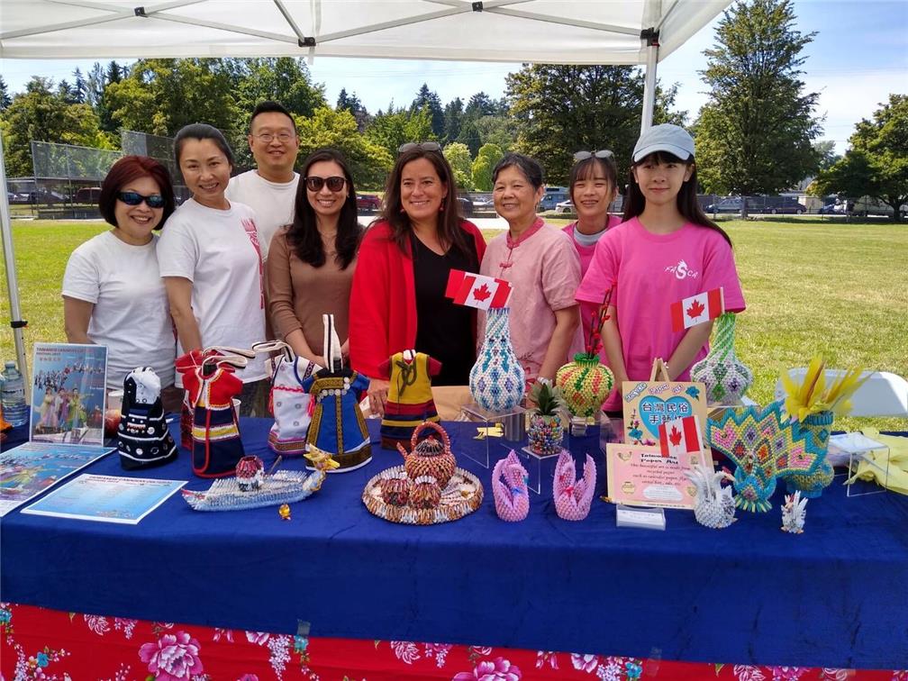 The FASCA members in Vancouver promoted Taiwanese culture at the 2019 Taiwanese Canadian Cultural Festival.