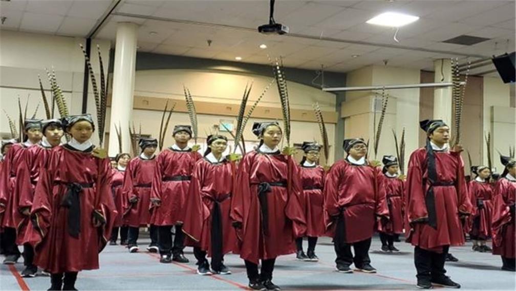 FASCA學員擔任「紀念至聖先師孔子2569歲誕辰祭祀大典」之祭祀佾生，深入體驗博大精深的傳統文化。