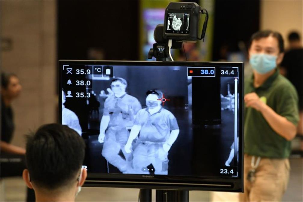 在疫情防範推動下，EBT/EST領域將會越為熱像儀重要細分應用市場。法新社