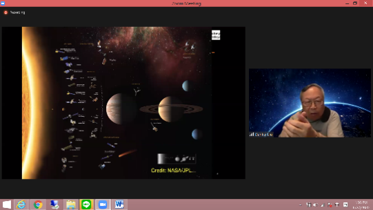 邀請任職於太空噴射推進實驗室(JPL)的傑出太空科學家劉登凱博士概述JPL執行之太空任務及未來計畫。
