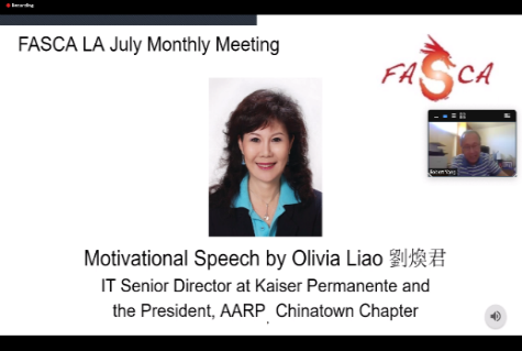 邀請任職於Kaiser Permanente IT部門資深主管劉煥君僑務諮詢委員激勵演講，介紹家庭、成長背景及相關醫療服務經歷。