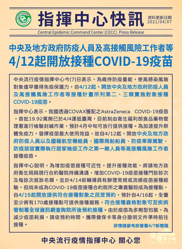新冠肺炎 Covid 19 專區 疫情相關新聞