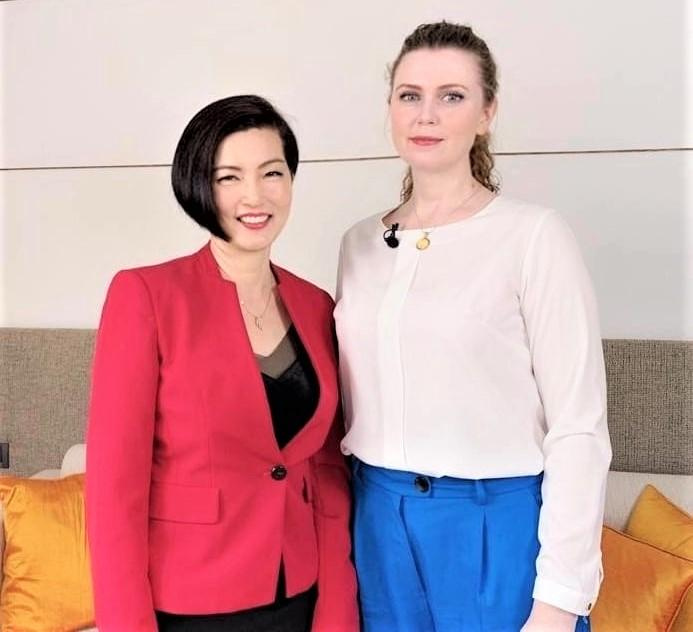 立陶宛國會議員薩卡利埃內(Dovilė Šakalienė)接受央廣英語主持人竺瑞娟(Natalie Tso)專訪。