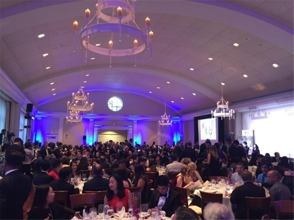 亞城歷史文化中心之「臺灣美食饗宴晚會」，現場政商嘉賓雲集