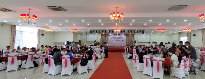 緬甸臺商總會1月27日舉辦2022新春慶佳節聚餐活動，近百名臺商及眷屬參與聯繫情感