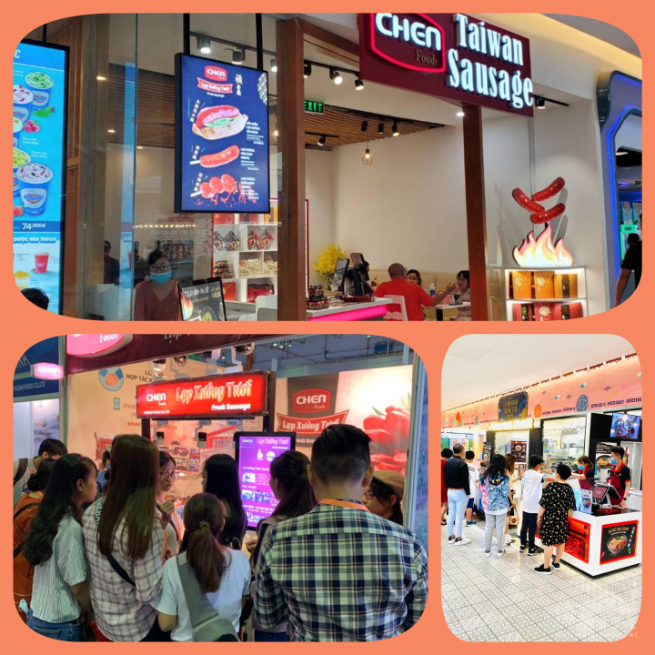 楨林食品公司商品各在越南各大零售商百貨公司販售