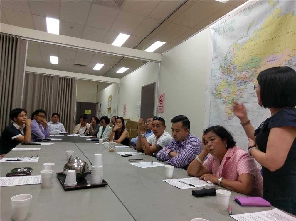 105年11月23日昆士蘭臺僑團體聯合會召集會議