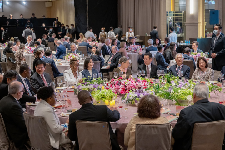 President Tsai Ing-wen attends Ministry of Foreign Affairs 2023 Spring Banquet.