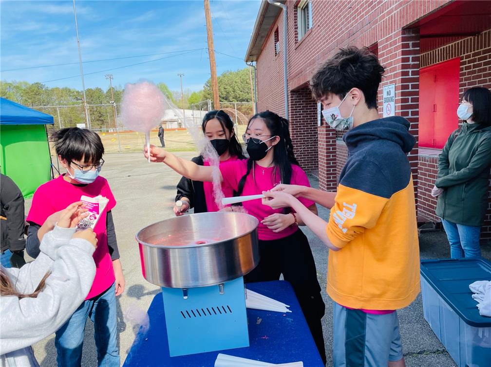 Volunteered at the local Easter event.