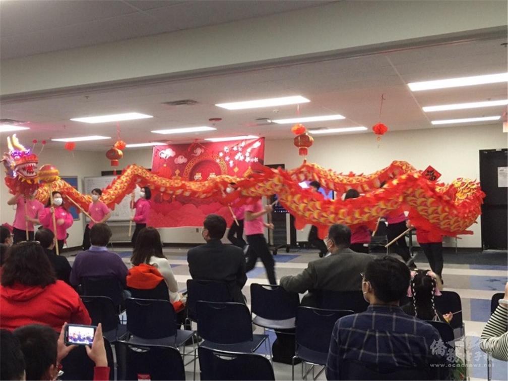 FASCA-Michigan presented dragon dance for Taiwan's Lunar New Year.