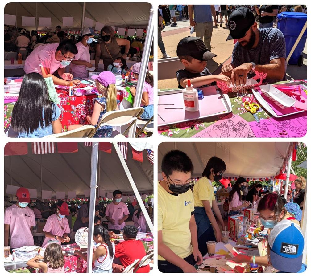 FASCA was guiding Taiwanese paper art to the participants.