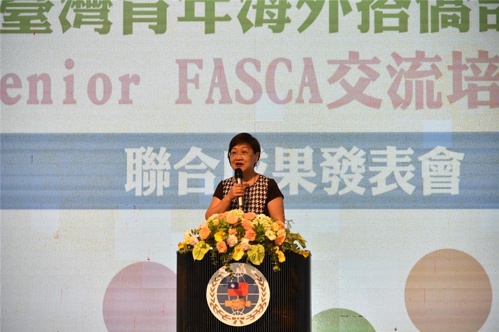 徐委員長鼓勵學員結交更多朋友、創造更多連結。