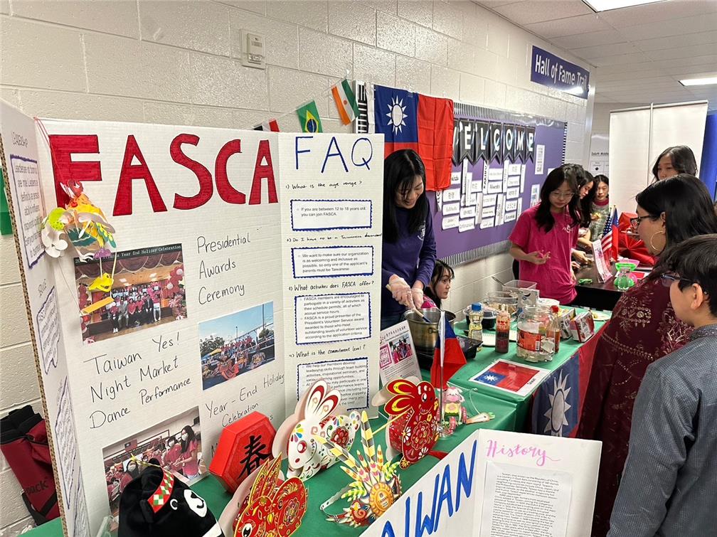 Community Events: FASCA introduced Taiwanese culture.