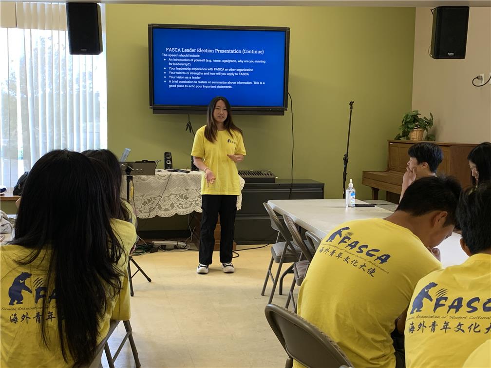 Professional Speaker Training: FASCA students took to the stage to practice their presentation skills.