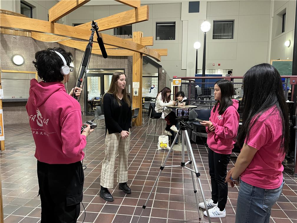 The FASCA news reporting team covers various events and activities.