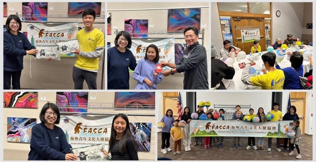FASCA members painted traditional Taiwanese lanterns.