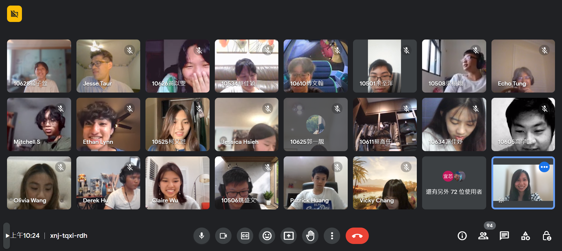 International Companions for Learning: FASCA students and Taiwanese students interacted online.