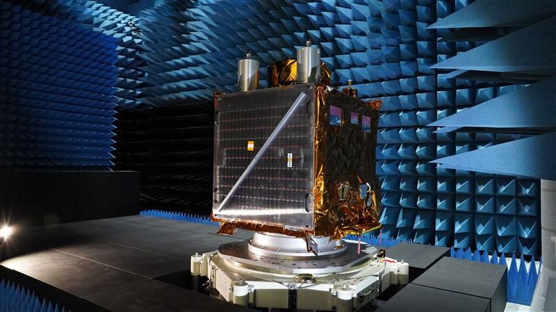 The statelite FS-8A.Photo courtesy of the Taiwan Space Agency