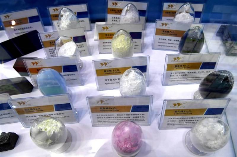 China's rare earth products. CNS image