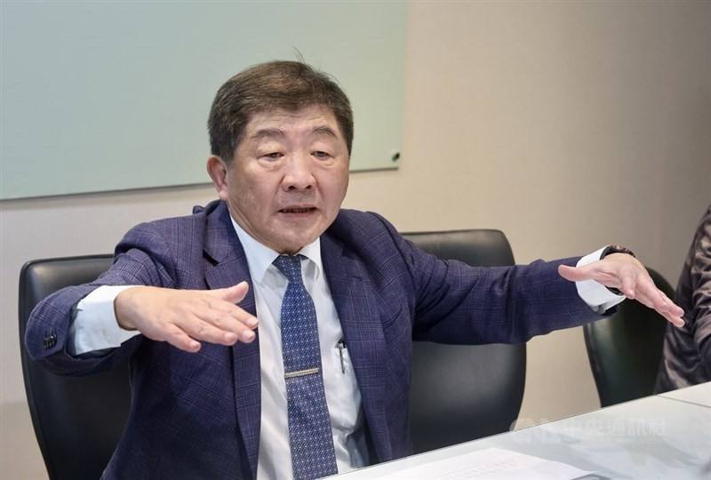 Minister without Portfolio Chen Shih-chung. CNA photo Oct. 29, 2025