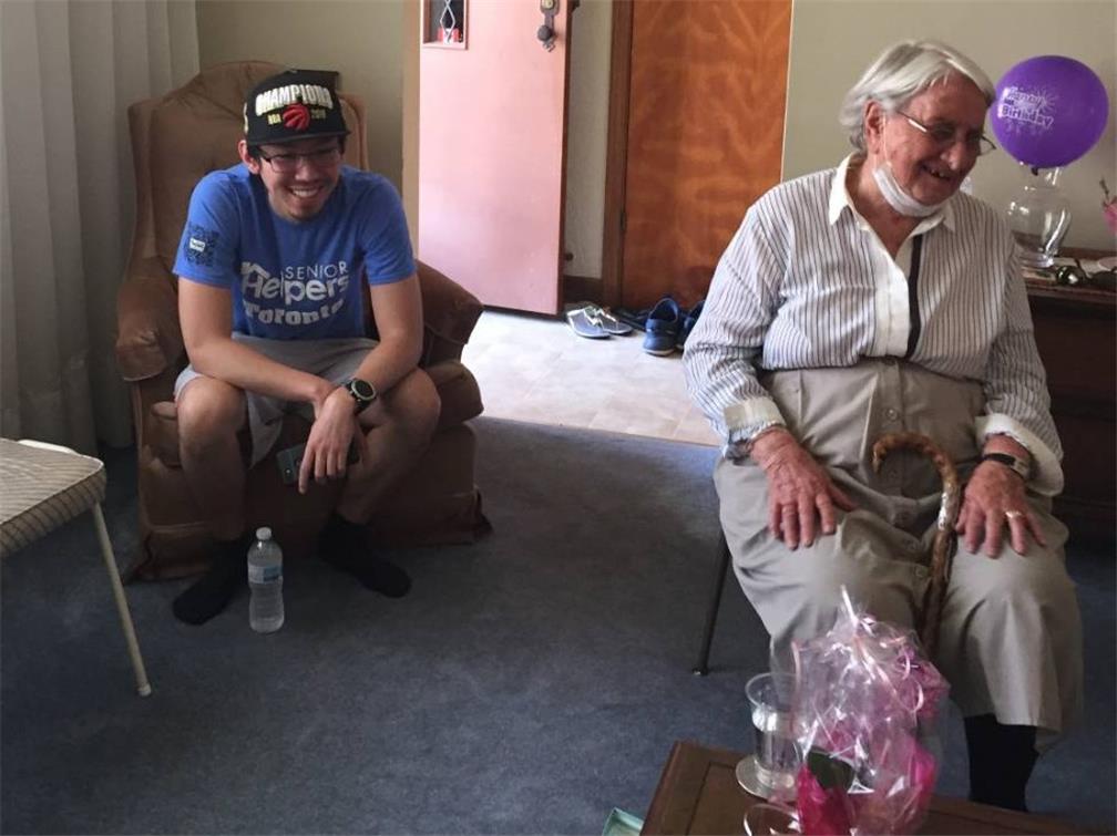 Rob Huang paid personal visit to his clients.