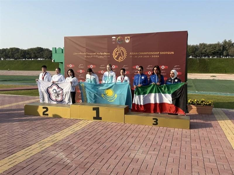 From left: Shorshooters Liu Wan-yu, Lin I-chun and Yeh Mei-hsuan. Photo courtesy of Changchien Ming-shan (張簡銘杉) Jan. 20, 2026