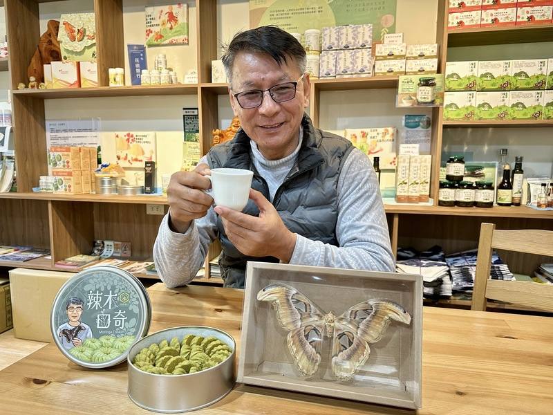 Kuo Chun-yin, founder of the Bank of Flowers and Trees. CNA photo Feb. 15, 2026