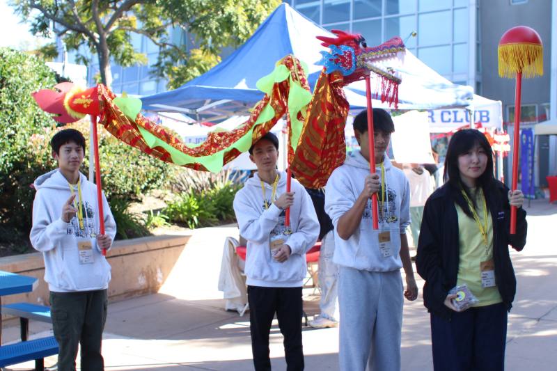 Student Cultural Ambassadors sales team energized the Lunar New Year Festival.