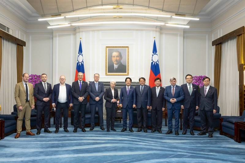 President Lai meets delegation from European Parliament Committee on Security and Defence.
