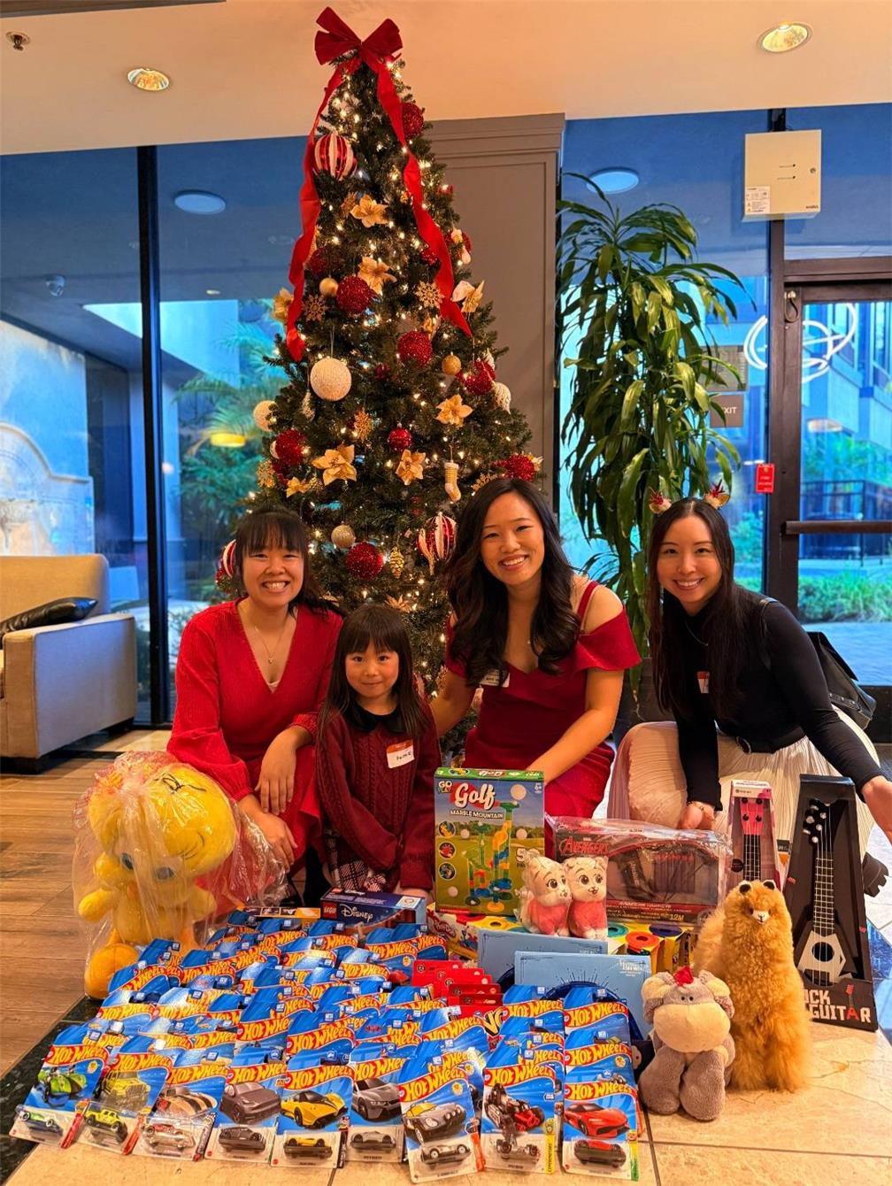 TJCCOC partnered with Irvine's 2/11 Adoption Committee to collect toys and spread warmth during the holiday season.