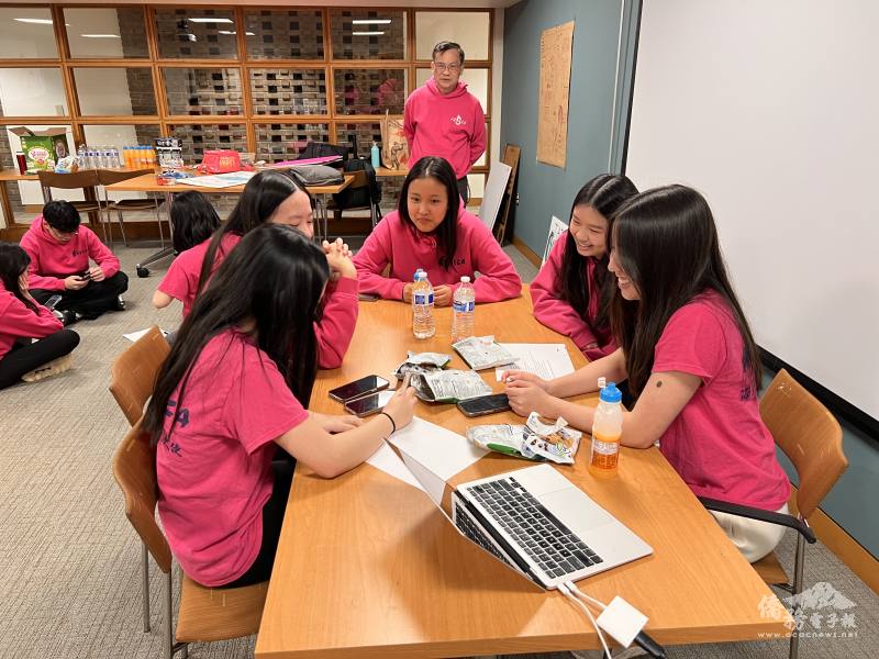 Students conducted group research on Taiwan's WHO history