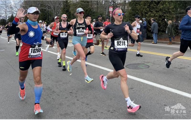 More than 240 contestants from Taiwan competing in the 130th Boston Marathon