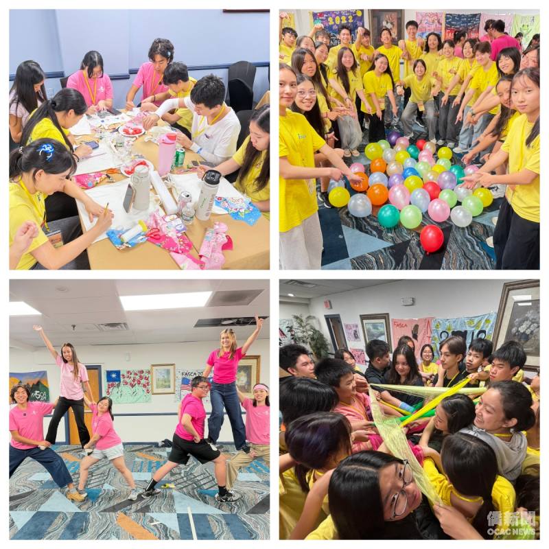 Taiwanese Art Craft-making the totes bags with Hakka Fflower pattern, Team activities, and Sr. FASCA.