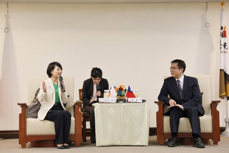 日本自民黨青年局長訪台南拜會黃偉哲 盼深化交流
