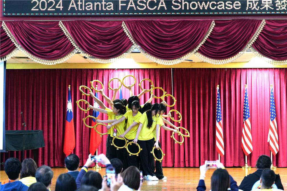 FASCA students wowed the audience with the golden ring dance.